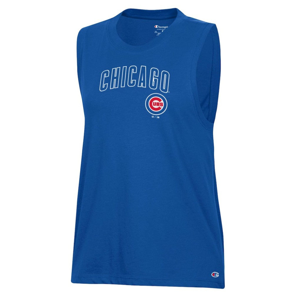 Chicago Cubs Champion Women's Muscle Tank Top Royal