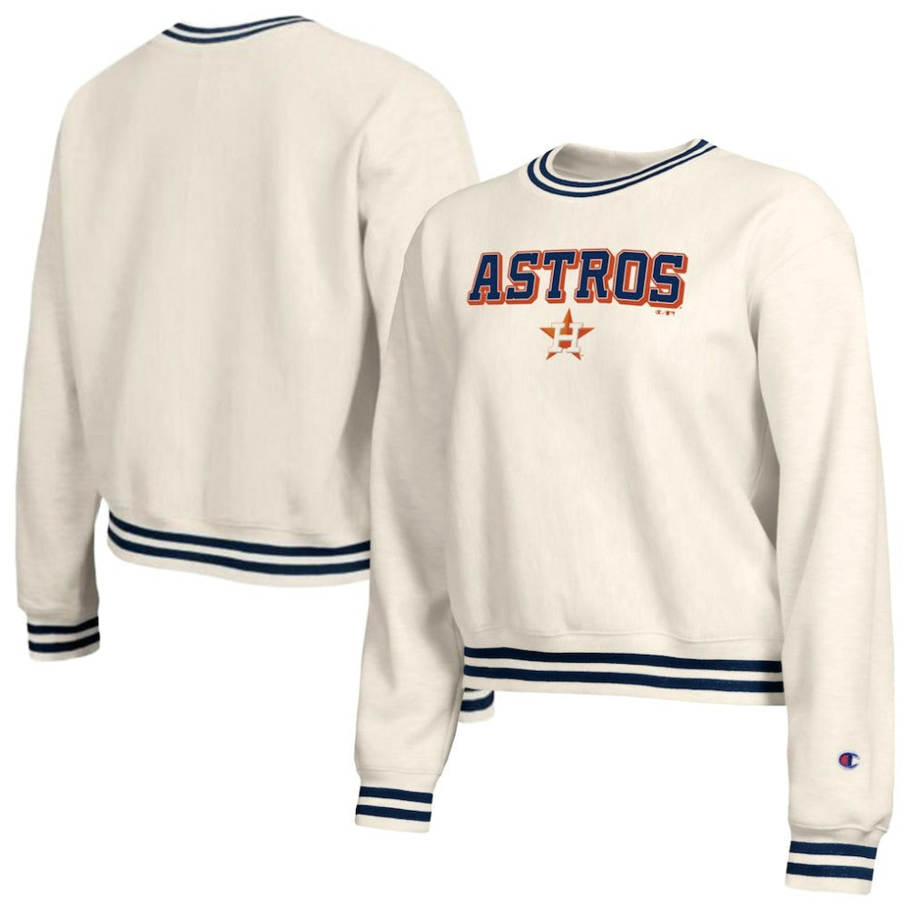 Houston Astros Champion Women's Reverse Weave Sweatshirt Cream