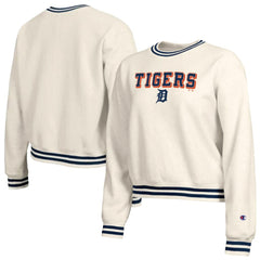 Detroit Tigers Champion Women's Reverse Weave Sweatshirt Cream