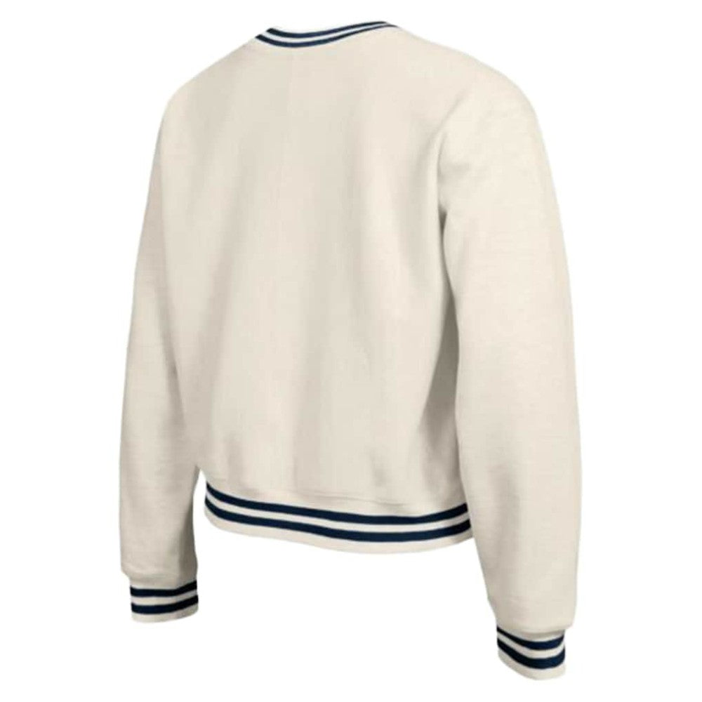 New York Yankees Champion Women's Reverse Weave Sweatshirt Cream