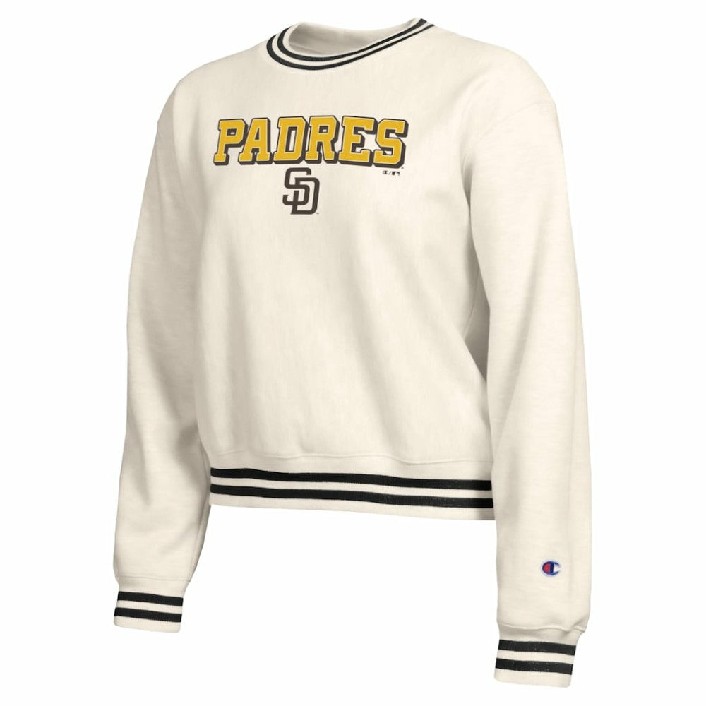 San Diego Padres Champion Women's Reverse Weave Sweatshirt Cream