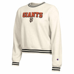 San Francisco Giants Champion Women's Reverse Weave Sweatshirt Cream
