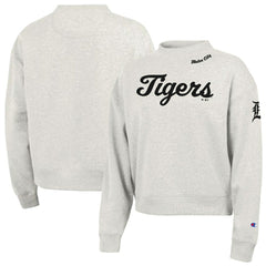 Detroit Tigers Champion Women's Triumph Tri-Blend Sweatshirt Stone