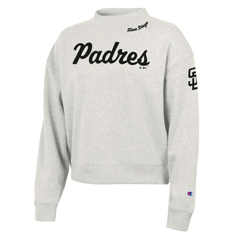 San Diego Padres Champion Women's Triumph Tri-Blend Sweatshirt Stone