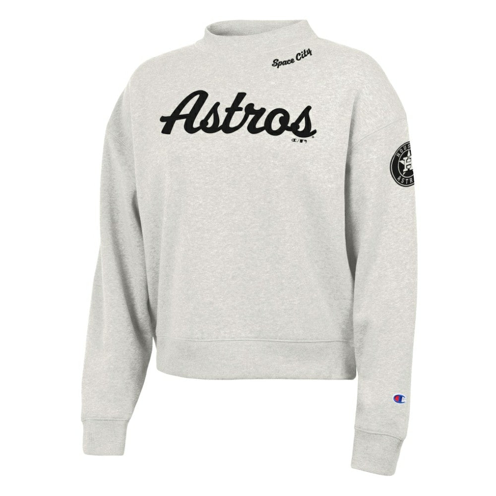 Houston Astros Champion Women's Triumph Tri-Blend Sweatshirt Stone