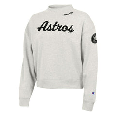 Houston Astros Champion Women's Triumph Tri-Blend Sweatshirt Stone