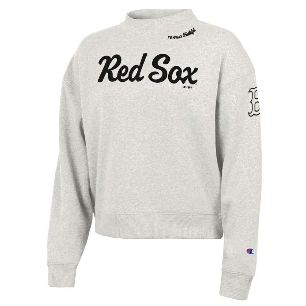 Boston Red Sox Champion Women's Triumph Tri-Blend Sweatshirt Stone