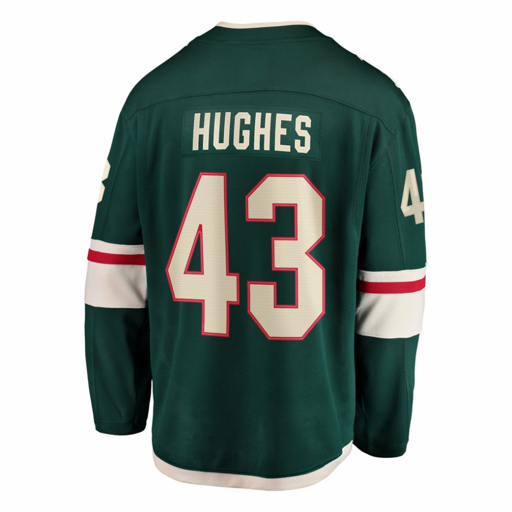 Quinn Hughes Minnesota Wild Fanatics Home Breakaway Jersey Green