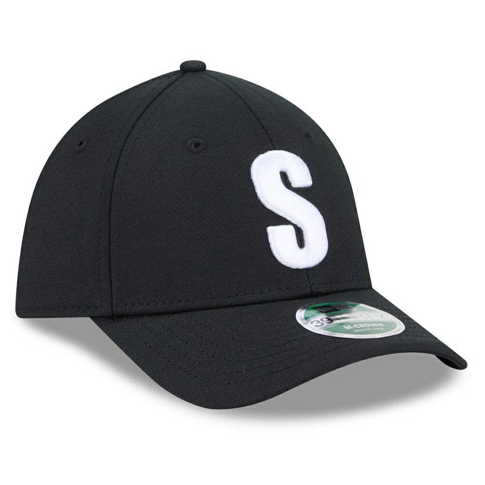 Seattle Mariners Authentic Collection Player Replica 39THIRTY M-Crown Flex Hat Black | New Era
