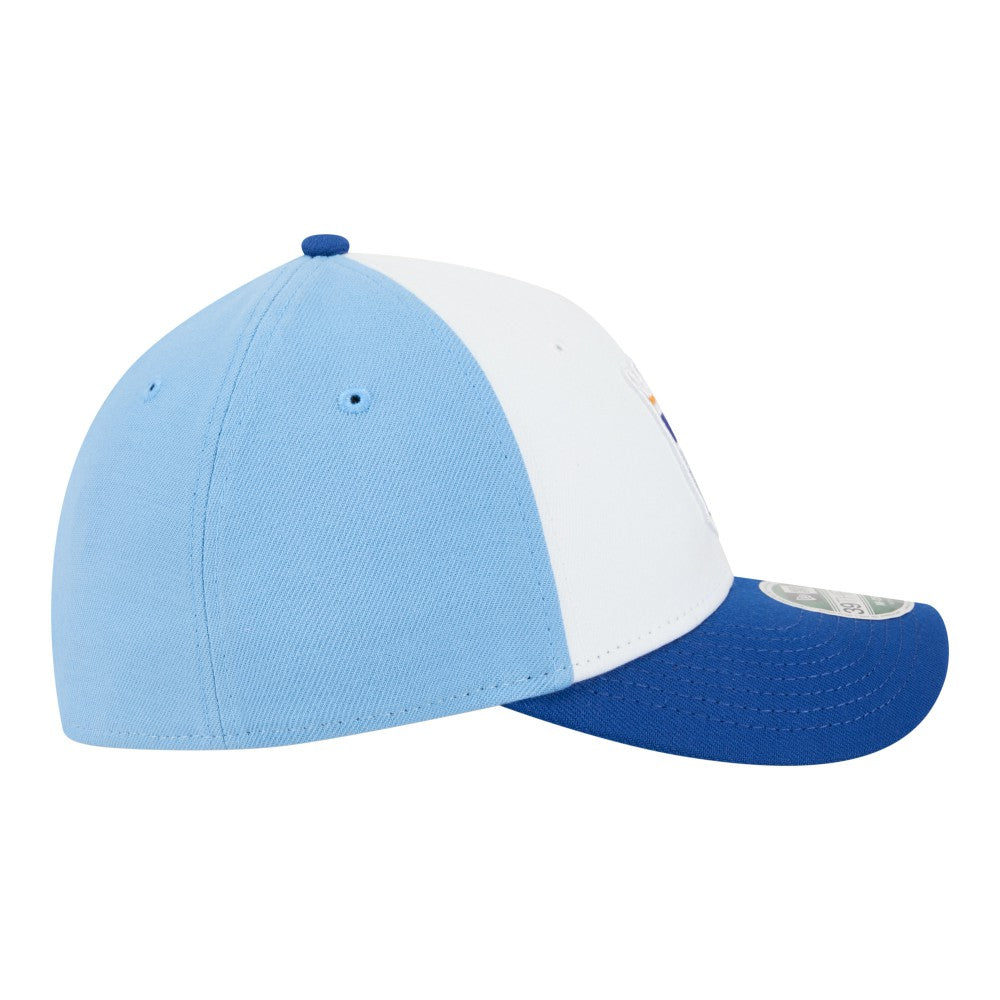 Kansas City Royals Player Replica 39THIRTY M-Crown Flex Hat White/Royal | New Era