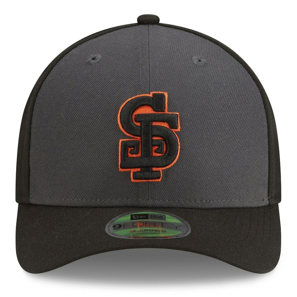 San Francisco Giants Player Replica Alternate 9FORTY M-Crown Adjustable Hat Gray/Black | New Era