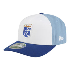 Kansas City Royals Player Replica 9SEVENTY Adjustable Hat White/Light Blue | New Era