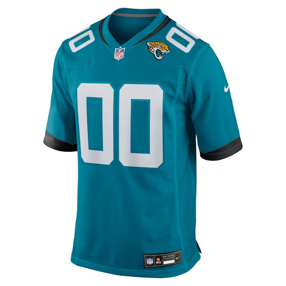 Jacksonville Jaguars Custom Game Jersey - Teal