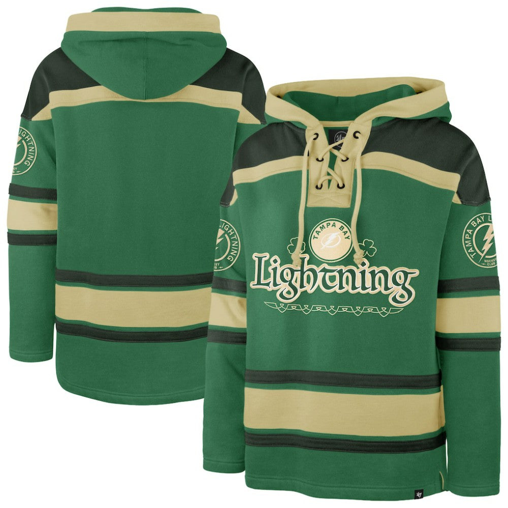 Tampa Bay Lightning '47 McLucky Superior Lacer Hoodie Kelly Green