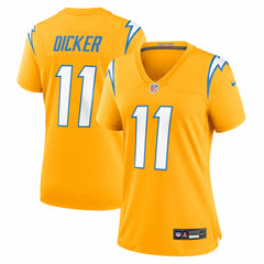 Cameron Dicker Los Angeles Chargers Women's Alternate Game Jersey - Gold