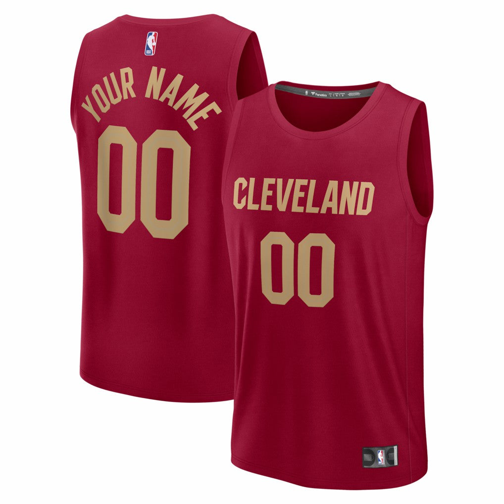 Cleveland Cavaliers Youth Fastbreak Custom Jersey sale - Icon Editi- Red