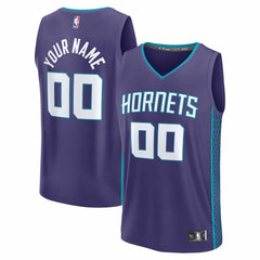 Charlotte Hornets Fastbreak Custom Jersey - Statement Edition - Purple