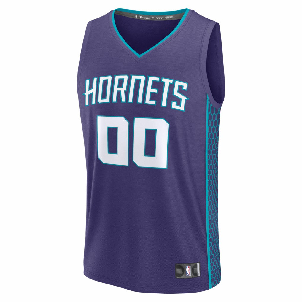 Charlotte Hornets Fastbreak Custom Jersey - Statement Edition - Purple