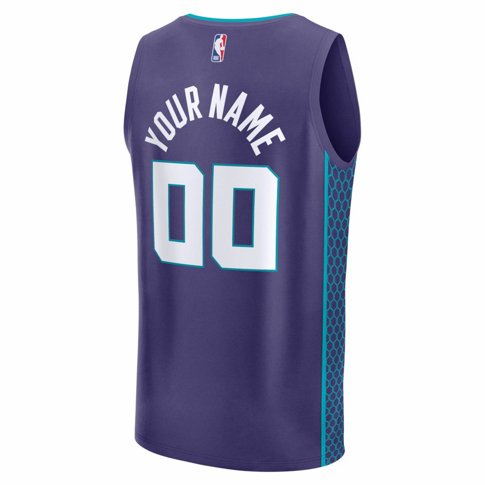 Charlotte Hornets Fastbreak Custom Jersey - Statement Edition - Purple