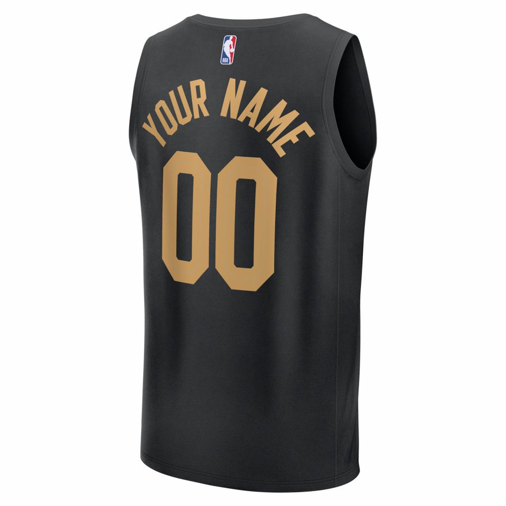 Cleveland Cavaliers Fastbreak Custom Jersey sale - Statement Editi- Black