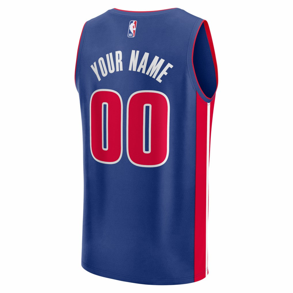 Detroit Pistons Youth Fastbreak Custom Jersey sale - Icon Editi- Blue