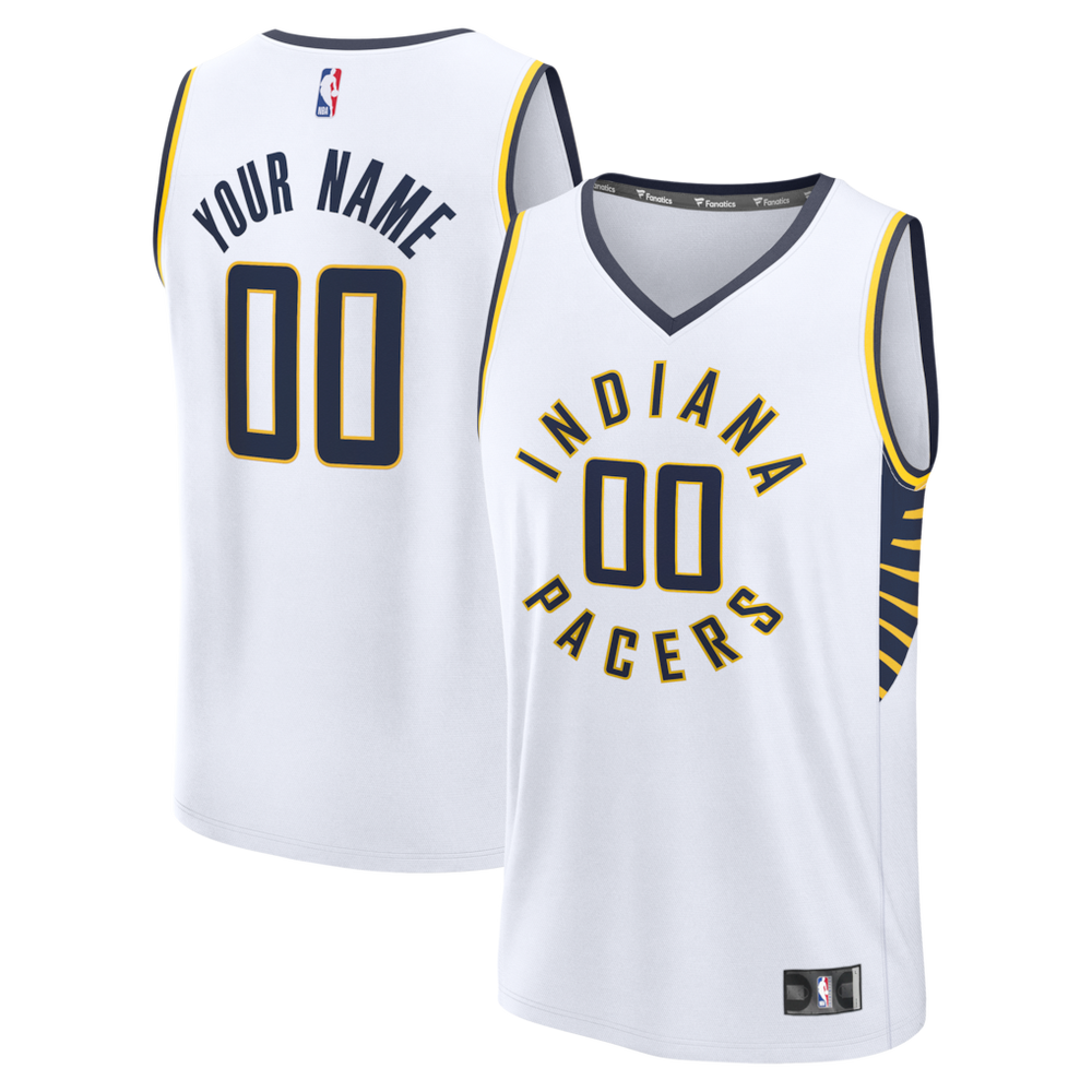 Indiana Pacers Fanatics Fast Break Custom Jersey - Icon Edition - White
