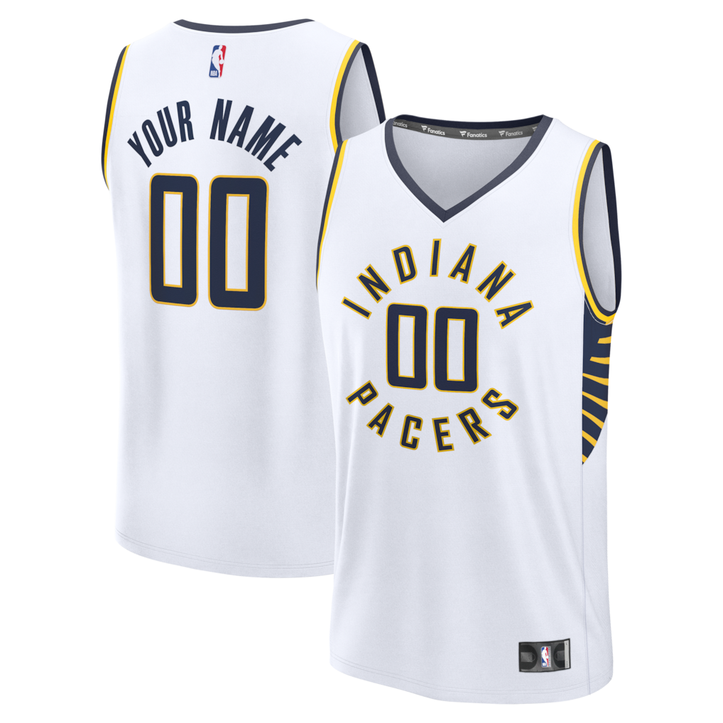 Indiana Pacers Fanatics Fast Break Custom Jersey - Icon Edition - White