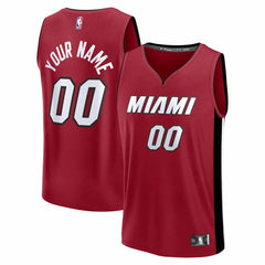 Miami Heat Fastbreak Custom Jersey - Statement Edition - Red