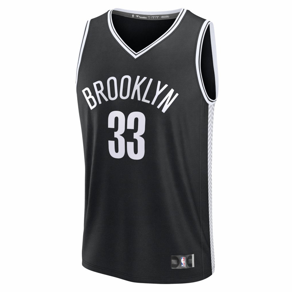 Nic Claxton Brooklyn Nets Fast Break Replica Jersey - Black - Icon Edition