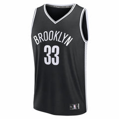 Nic Claxton Brooklyn Nets Fast Break Replica Jersey - Black - Icon Edition