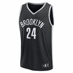 Cam Thomas Brooklyn Nets Fast Break Replica Jersey - Black - Icon Edition