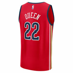 Derik Queen New Orleans Pelicans Fast Break Replica Player Jersey - Statement Edition - Red