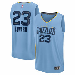 Cedric Coward Memphis Grizzlies Fast Break Replica Player Jersey - Statement Edition - Light Blue