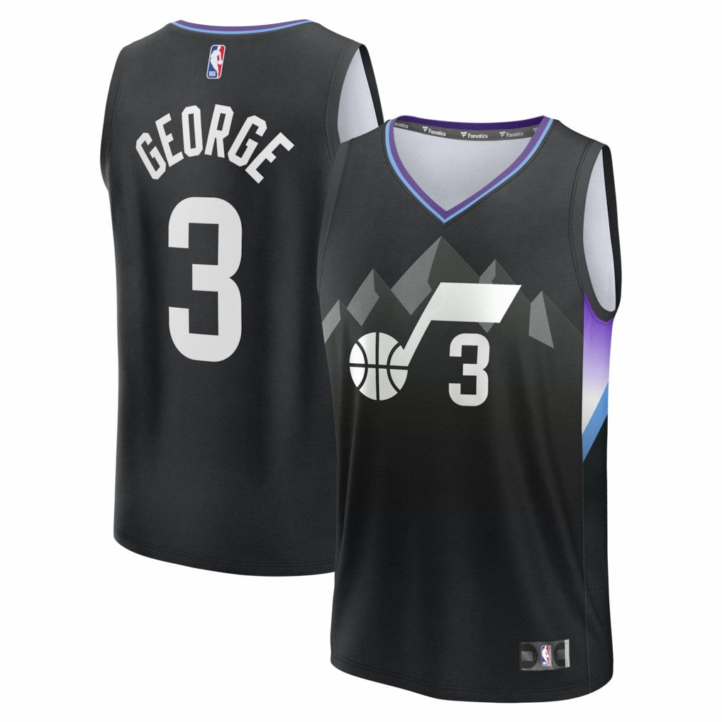 Keyonte George Utah Jazz Fast Break Replica Jersey - Statement Edition - Black