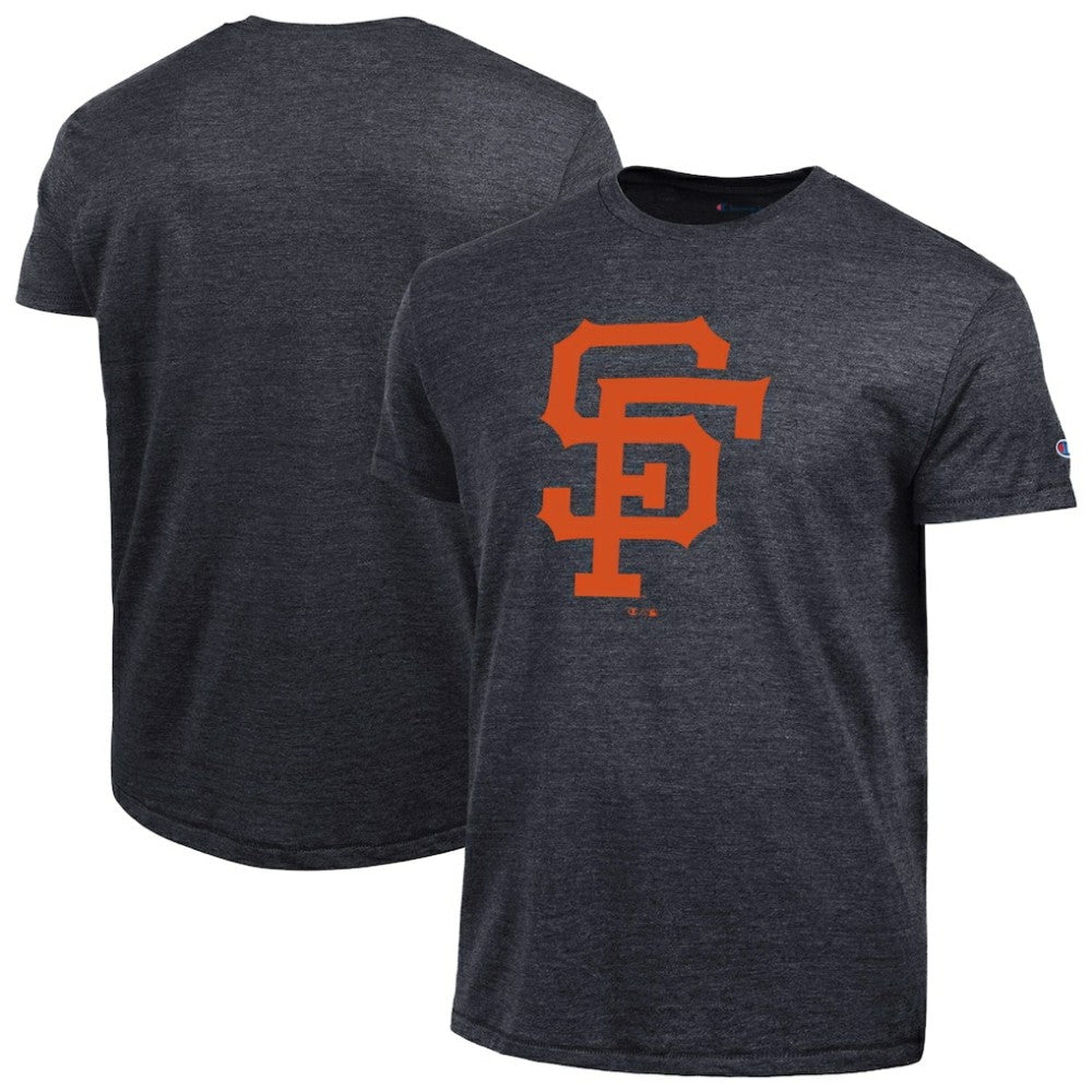 San Francisco Giants Champion Cooperstown Logo Tri-Blend T-Shirt Black
