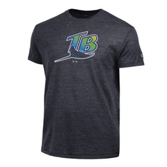Tampa Bay Rays Champion Cooperstown Logo Tri-Blend T-Shirt Black