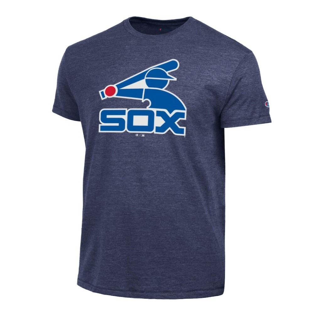 Chicago White Sox Champion Cooperstown Logo Tri-Blend T-Shirt Navy