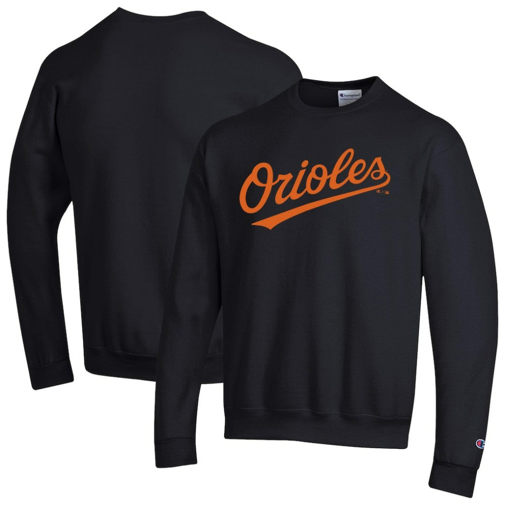 Baltimore Orioles Champion Powerblend Wordmark Sweatshirt Black