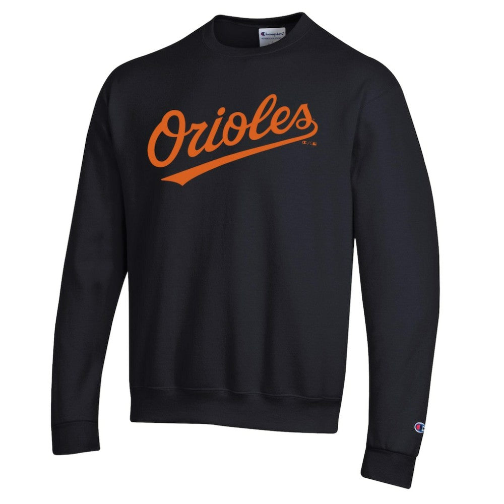 Baltimore Orioles Champion Powerblend Wordmark Sweatshirt Black