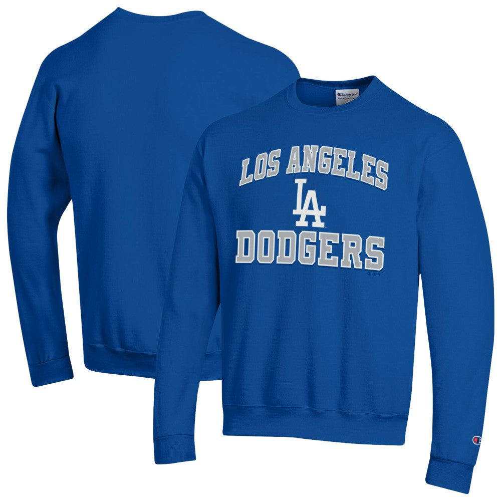 Los Angeles Dodgers Champion Heart & Soul Powerblend Sweatshirt Royal