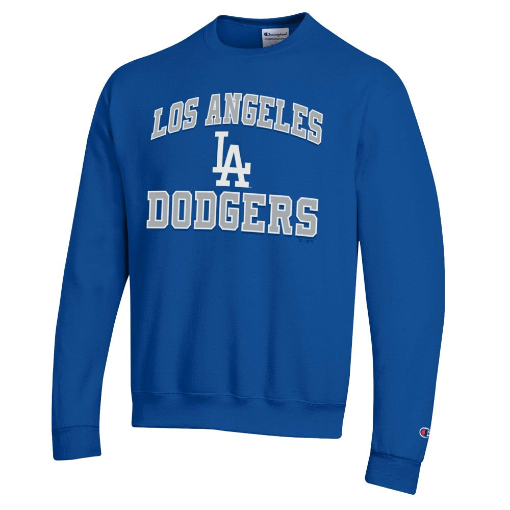 Los Angeles Dodgers Champion Heart & Soul Powerblend Sweatshirt Royal