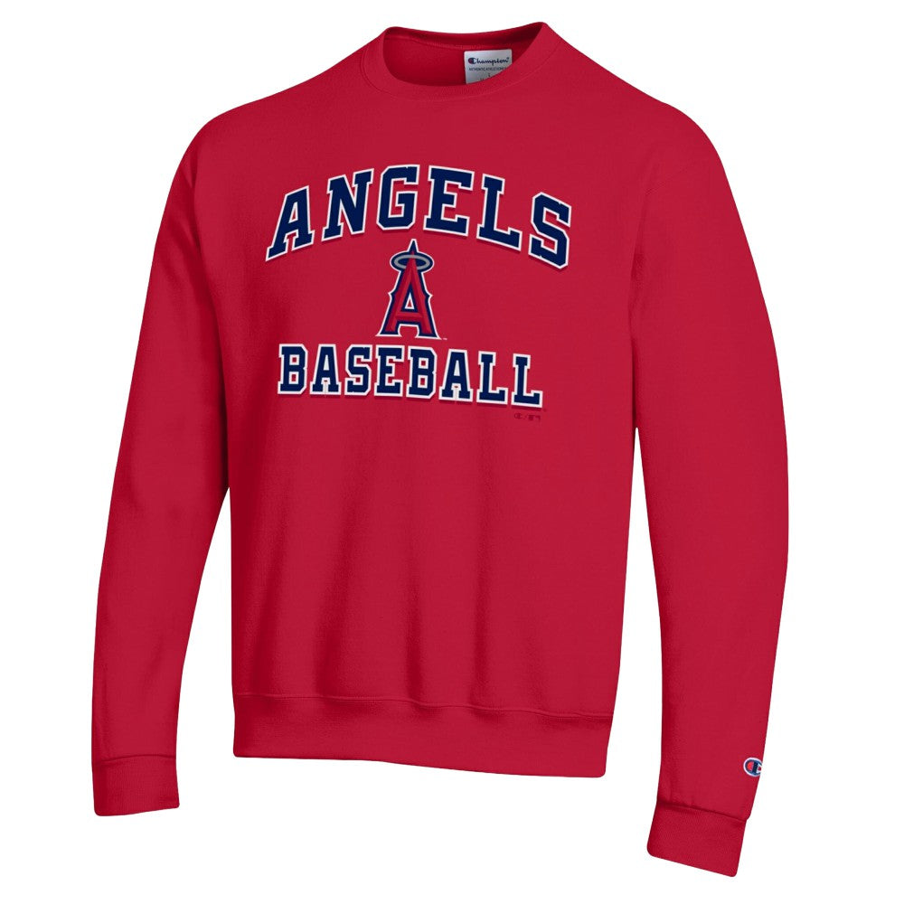 Los Angeles Angels Champion Heart & Soul Powerblend Sweatshirt Red