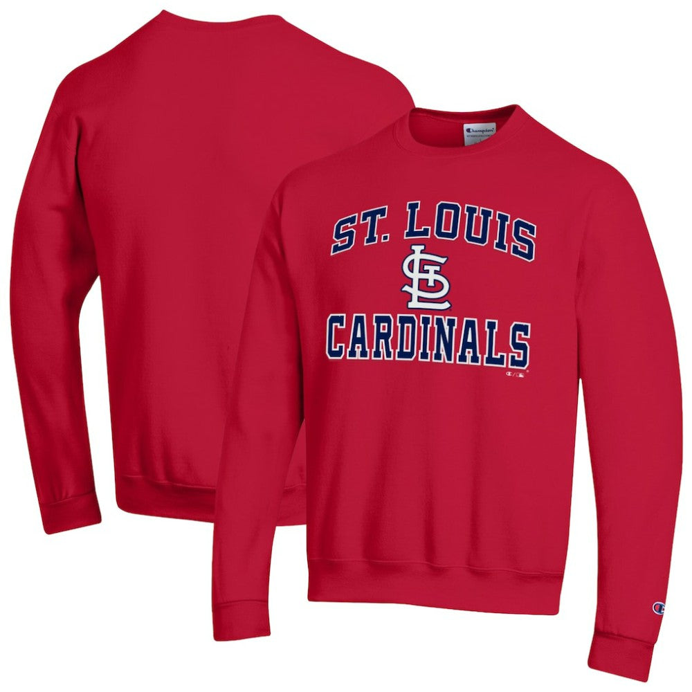 St. Louis Cardinals Champion Heart & Soul Powerblend Sweatshirt Red