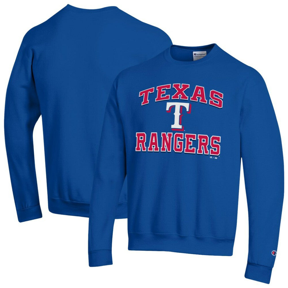 Texas Rangers Champion Heart & Soul Powerblend Sweatshirt Royal