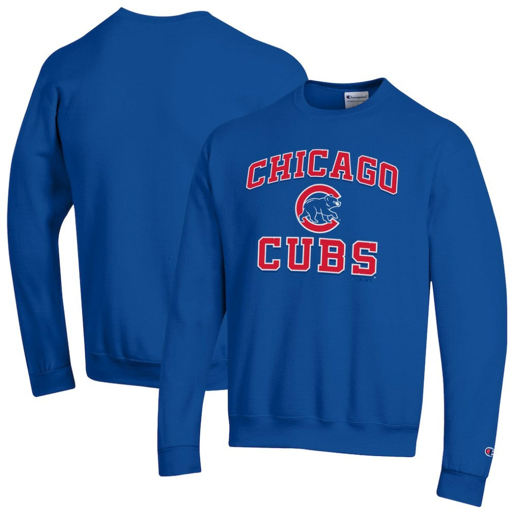 Chicago Cubs Champion Heart & Soul Powerblend Sweatshirt Royal