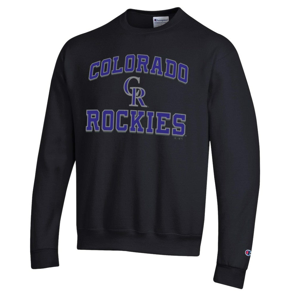 Colorado Rockies Champion Heart & Soul Powerblend Sweatshirt Black