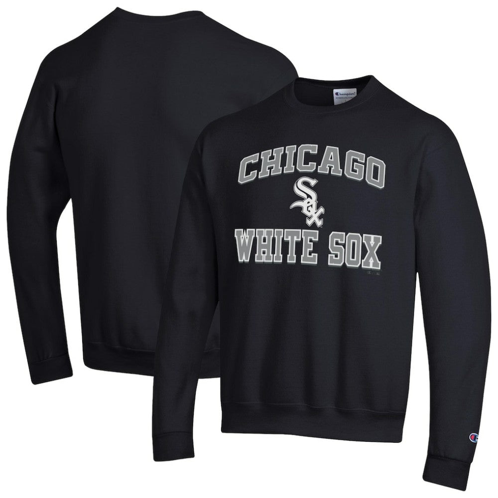 Chicago White Sox Champion Heart & Soul Powerblend Sweatshirt Black