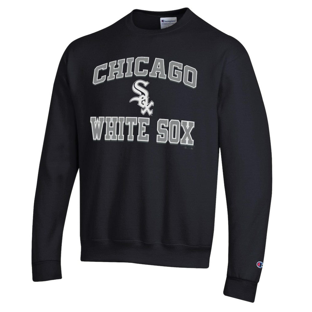 Chicago White Sox Champion Heart & Soul Powerblend Sweatshirt Black