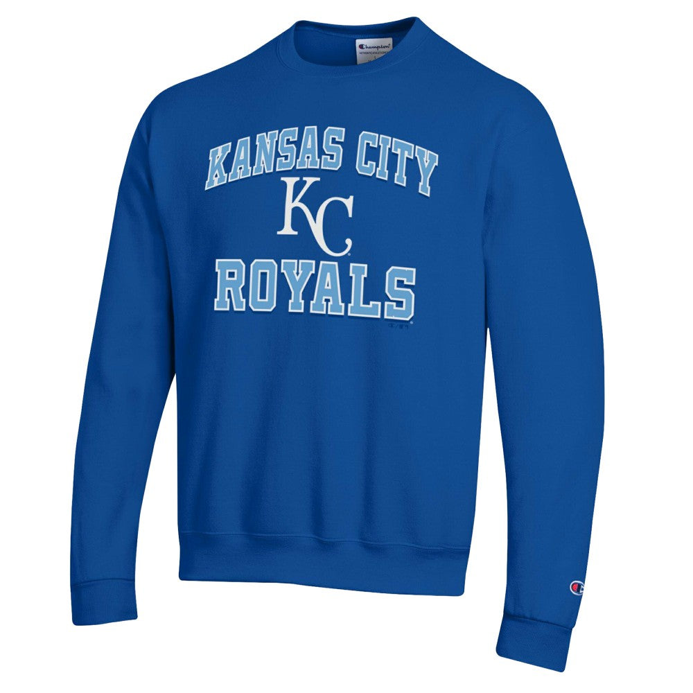Kansas City Royals Champion Heart & Soul Powerblend Sweatshirt Royal