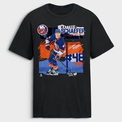 Matthew Schaefer New York Islanders Fresh Ice T-Shirt Black